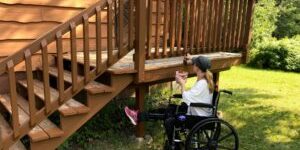 painting the deck